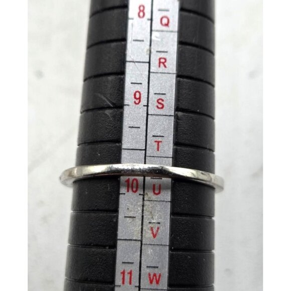 Oval Shape Faux Diamond Solitaire RIng With Accents Engagement Rings - 10 - Picture 5 of 6